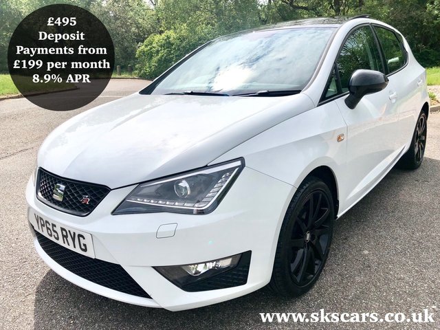 2015 65 Seat Ibiza 1.0 ECOTSI FR TECHNOLOGY DSG 5d AUTO 109 BHP