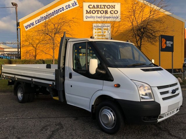 2013 63 Ford Transit 350 TDCi 125 DROPSIDE LWB ALLOY BODY DRW 