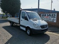 USED 2008 08 MERCEDES-BENZ SPRINTER 2.1 311 CDI LWB CC 1d 109 BHP Mercedes Benz Sprinter Manual diesel DROPSIDE white