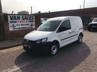 USED 2015 15 VOLKSWAGEN CADDY 1.6TDI ( 102PS ) C20 Startline 2015 VW CADDIE 1.9 TDI DIESEL MANUAL VAN white