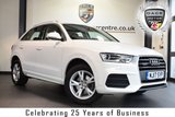 USED 2017 17 AUDI Q3 2.0 TDI QUATTRO SE 5DR 182 BHP full service history *NO ADMIN FEES* FINISHED IN STUNNING SHELL WHITE WITH CLOTH UPHOLSTERY + FULL SERVICE HISTORY + BLUETOOTH + DAB RADIO + HEATED SEATS + CLIMATE CONTROL + RAIN SENSORS + HEATED ELECTRIC FOLDING MIRRORS + PARKING SENSORS + 17" ALLOY WHEELS