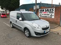 USED 2015 65 VAUXHALL COMBO 1.3CDTi 16v ( 90PS ) L1H1 2015MY Sportive 2000* LOW MILES* VAUXHALL COMBO SILVER MANUAL VAN DIESEL