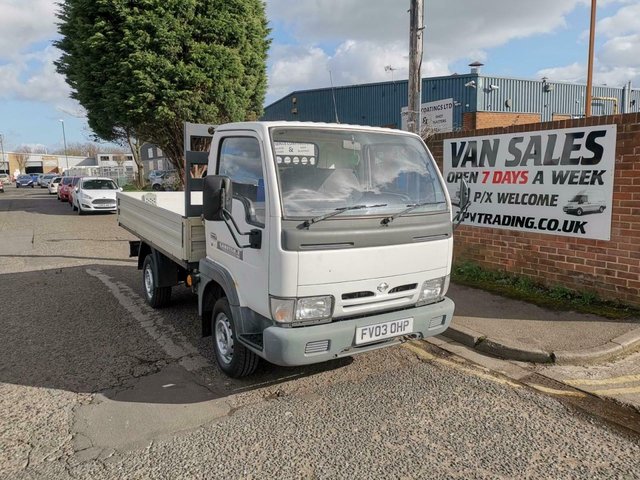 2003 03 Nissan Cabstar E  2.7TD E95 L E95L FLAT BED **75K MILES**FULL MOT**
