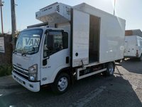 USED 2008 58 ISUZU TRUCKS NPR 7.5 FRIDGE LORRY**FULL MOT** IZUZO NQR FRIDGE VAN LORRY 7.5 TON WHITE MANUAL