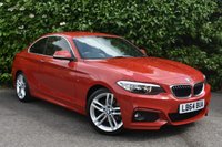 USED 2015 64 BMW 2 SERIES 2.0 220D M SPORT 2d 188 BHP 18â€S LEATHER FULL BMW HISTORY