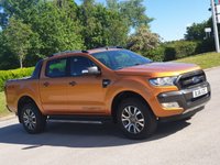 USED 2016 16 FORD RANGER 3.2 WILDTRAK 4X4 DCB TDCI 1d AUTO 197 BHP FULL FORD MAIN DEALER  HISTORY !!