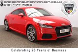 USED 2015 15 AUDI TT 2.0 TDI ULTRA S LINE 2DR 1 OWNER SAT NAV HALF LEATHER 182 BHP £20 12 MONTHS ROAD TAX + HALF LEATHER SEATS + SATELLITE NAVIGATION + BLUETOOTH + MULTI FUNCTION WHEEL + AIR CONDITIONING + DAB RADIO + PRIVACY GLASS + XENON HEADLIGHTS + ELECTRIC WINDOWS + RADIO/CD/SD + ELECTRIC MIRRORS + 19 INCH ALLOY WHEELS