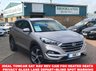 USED 2015 65 HYUNDAI TUCSON 2.0 CRDI PREMIUM BLUE DRIVE White Sand Met. Heated Black Leather 134 BHP Ideal Towcar SAT NAV REV Cam FSH Heated Seats Bluetooth Privacy Glass Lane Departure Warning Blind Spot Warning