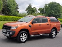 USED 2015 65 FORD RANGER 3.2 WILDTRAK 4X4 DCB TDCI 1d AUTO 197 BHP LOW MILES , SAT NAV , R, CAMERA
