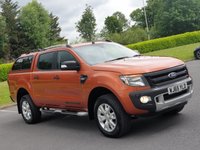 USED 2015 65 FORD RANGER 3.2 WILDTRAK 4X4 DCB TDCI 1d AUTO 197 BHP LOW MILES , SAT NAV , R, CAMERA