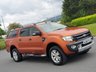 USED 2015 65 FORD RANGER 3.2 WILDTRAK 4X4 DCB TDCI 1d AUTO 197 BHP LOW MILES , SAT NAV , R, CAMERA