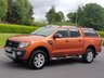 USED 2015 65 FORD RANGER 3.2 WILDTRAK 4X4 DCB TDCI 1d AUTO 197 BHP LOW MILES , SAT NAV , R, CAMERA