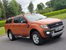 USED 2015 65 FORD RANGER 3.2 WILDTRAK 4X4 DCB TDCI 1d AUTO 197 BHP LOW MILES , SAT NAV , R, CAMERA