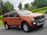 USED 2015 65 FORD RANGER 3.2 WILDTRAK 4X4 DCB TDCI 1d AUTO 197 BHP LOW MILES , SAT NAV , R, CAMERA