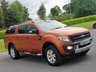 USED 2015 65 FORD RANGER 3.2 WILDTRAK 4X4 DCB TDCI 1d AUTO 197 BHP LOW MILES , SAT NAV , R, CAMERA