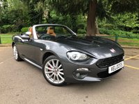 USED 2018 18 FIAT 124 1.4L SPIDER MULTIAIR LUSSO 2d 139 BHP VERY LOW MILEAGE EXAMPLE