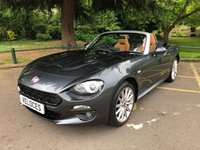 USED 2018 18 FIAT 124 1.4L SPIDER MULTIAIR LUSSO 2d 139 BHP VERY LOW MILEAGE EXAMPLE