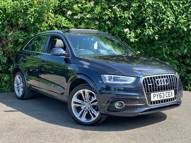 2013 63 Audi Q3 2.0 TDI QUATTRO S LINE 5d AUTO 175 BHP PANORAMIC SUNROOF