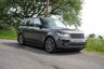 USED 2015 65 LAND ROVER RANGE ROVER 4.4 SDV8 AUTOBIOGRAPHY 5d AUTO 339 BHP Tempest Grey / Full Ivory Leather Heated / Chilled Electric Memory Seats with Contrast Espresso Stitch and Winged Headrests + Autobiography Embossed, Panoramic Sliding Glass Sunroof, HDD Satellite Navigation + Dual View Touch Screen + Digital TV Tuner + Bluetooth Connectivity + Meridian Premium Surround Sound + DAB Radio , Front and Rear Park Distance Control + 360 Cameras, Automatic Xenon Headlights with LED Signature and High Beam Assist, 22 Inch Polished Style 7 Alloy Wheels + Tyre Pressure M