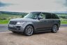 USED 2015 65 LAND ROVER RANGE ROVER 4.4 SDV8 AUTOBIOGRAPHY 5d AUTO 339 BHP Tempest Grey / Full Ivory Leather Heated / Chilled Electric Memory Seats with Contrast Espresso Stitch and Winged Headrests + Autobiography Embossed, Panoramic Sliding Glass Sunroof, HDD Satellite Navigation + Dual View Touch Screen + Digital TV Tuner + Bluetooth Connectivity + Meridian Premium Surround Sound + DAB Radio , Front and Rear Park Distance Control + 360 Cameras, Automatic Xenon Headlights with LED Signature and High Beam Assist, 22 Inch Polished Style 7 Alloy Wheels + Tyre Pressure M