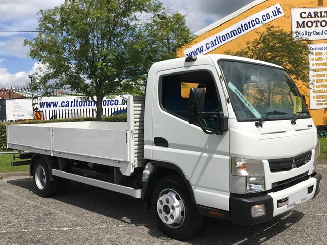 2013 13 Mitsubishi Fuso Canter 7C15 DROPSIDE [ LOW MILEAGE ] 14ft  Alloy Body A/CON