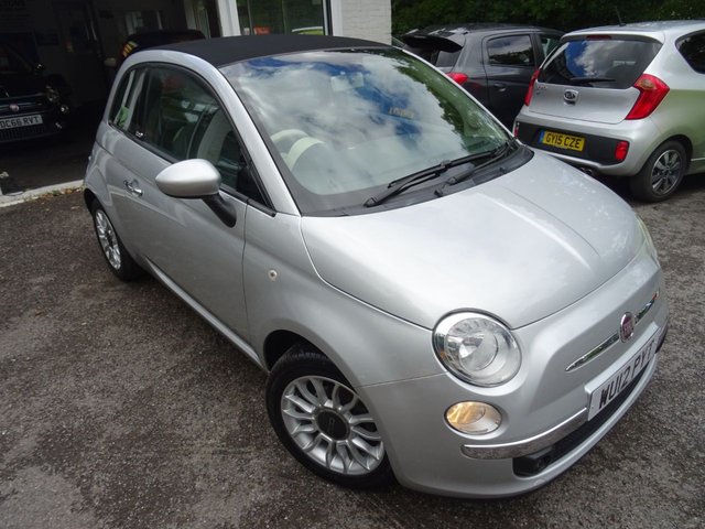 2012 12 Fiat 500 1.2 CONVERTIBLE LOUNGE DUALOGIC 3d AUTOMATIC 69 BHP