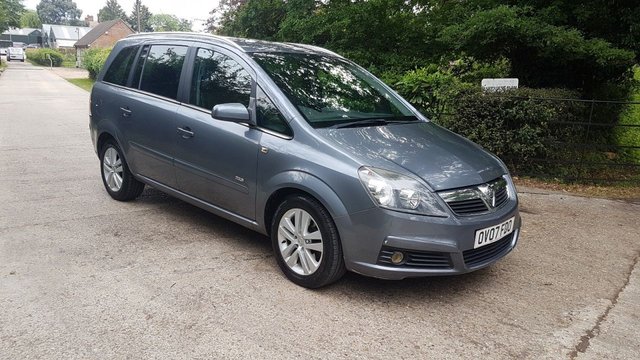 2007 07 Vauxhall Zafira 1.9 DESIGN CDTI 5d 120 BHP