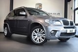 USED 2012 11 BMW X5 3.0 XDRIVE30D M SPORT 5DR 241 BHP superb service history *NO ADMIN FEES* FINISHED IN STUNNING MINERAL METALLIC GREY WITH FULL BLACK LEATHER INTERIOR + SUPERB SERVICE HISTORY + PRO SATELLITE NAVIGATION + BLUETOOTH + XENON LIGHTS + CRUISE CONTROL + HEATED ELECTRIC SEATS + LIGHT PACKAGE + DAB RADIO + RAIN SENSORS + PARKING SENSORS + 19" ALLOY WHEELS