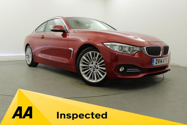 2014 14 BMW 4 SERIES 2.0 420D LUXURY 2d AUTO 181 BHP