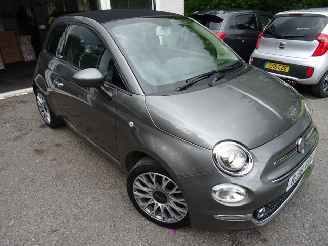 2016 16 Fiat 500 1.2 CONVERTIBLE LOUNGE 3d 69 BHP NEW SHAPE