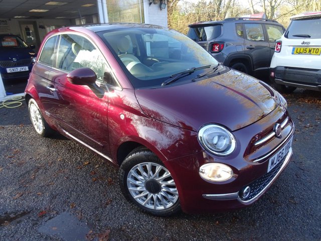 2017 66 Fiat 500 1.2 LOUNGE 3d 69 BHP NEW SHAPE