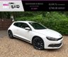 USED 2010 10 VOLKSWAGEN SCIROCCO 2.0 GT TDI 2d 170 BHP FULL CHOCOLATE HEATED LEATHER FULL SERVICE HISTORY 18 INCH ALLOYS