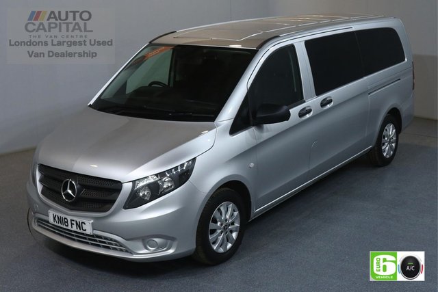 2018 18 MERCEDES-BENZ VITO 2.1 114 Bluetec Tourer Select 136 BHP X-LWB Auto Minibus
