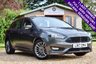 USED 2017 17 FORD FOCUS 1.0 ST-LINE ECOBOOST 5d 124 BHP 1 LADY OWNER, FSH, NAV, BLUETOOTH, £21,000 NEW - SUPERB VALUE!