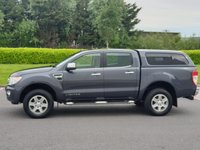 USED 2015 15 FORD RANGER 2.2 LIMITED 4X4 DCB TDCI 1d AUTO 148 BHP SAT NAV + LEATHER  + TOW BAR ++
