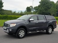 USED 2015 15 FORD RANGER 2.2 LIMITED 4X4 DCB TDCI 1d AUTO 148 BHP SAT NAV + LEATHER  + TOW BAR ++