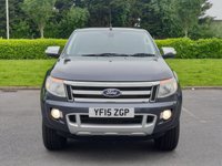 USED 2015 15 FORD RANGER 2.2 LIMITED 4X4 DCB TDCI 1d AUTO 148 BHP SAT NAV + LEATHER  + TOW BAR ++
