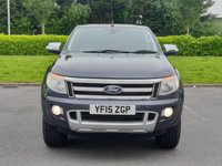 USED 2015 15 FORD RANGER 2.2 LIMITED 4X4 DCB TDCI 1d AUTO 148 BHP SAT NAV + LEATHER  + TOW BAR ++
