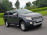 USED 2015 15 FORD RANGER 2.2 LIMITED 4X4 DCB TDCI 1d AUTO 148 BHP SAT NAV + LEATHER  + TOW BAR ++