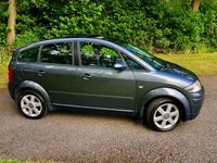 USED 2003 03 AUDI A2 1.6 FSI SE 5d 109 BHP ///ULEZ COMPLIANT//FULL BLACK LEATHER/PANORAMIC SUNROOF-FULLY OPERATIONAL//REAR PARK\\GOOD SERVICE HISTORY//ALLOY WHEELS NOW REFURBISHED//DETACHABLE TOWBAR\\\CRUISE CONTROL//BLUETOOTH//FRONT FOG LIGHTS//X4 ELECTRIC WINDOWS//MULTI-FUNCTION STEERING WHEEL///CENTRE REAR CUP HOLDERS// GREAT SPEC AND WELL LOOKED AFTER A2///109 BHP ///ULEZ COMPLIANT//FULL BLACK LEATHER/PANORAMIC SUNROOF-FULLY OPERATIONAL//REAR PARK\GOOD SERVICE HISTORY//ALLOY WHEELS NOW REFURBISHED//DETACHABLE TOWBAR\CRUISE CONTROL//BLUETOOTH//FRONT FOG LIGHTS//X4 ELECTRIC WINDOWS//MULTI-FUNCTION STEERING WHEEL///CENTRE REAR CUP HOLDERS//REAR PARK SENSORS
