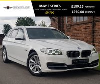 USED 2014 14 BMW 5 SERIES 2.0 520D SE TOURING 5d 181 BHP [FULL LEATHER & SAT NAV] 