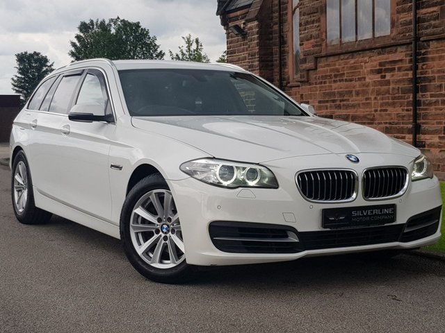 2014 14 BMW 5 Series 2.0 520D SE TOURING 5d 181 BHP [FULL LEATHER & SAT NAV]