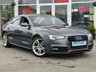 USED 2014 14 AUDI A5 2.0 SPORTBACK TDI S LINE S/S 5d AUTO 148 BHP STUNNING, AUDI A5 2.0 TDI S/LINE SPORTBACK AUTO, 5 DOOR. Finished in DAYTONA GREY PEARL with contrasting full heated EBONY LEATHER. This A5 is stylish, looks great and feels very well built. It has a plush interior with every extra. Features include, Sat Nav, Front heated seats, DAB radio, B/Tooth, Park Sensors and much more. Audi Dealer serviced at 19672 miles, 39440 miles, 61194 miles, 71096 miles and at 82238 miles on 11/4/2019. Comes with 12 months MOT.