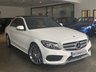 USED 2015 65 MERCEDES-BENZ C CLASS C250 BLUETEC AMG LINE PREMIUM PLUS 4d AUTO 204 BHP PAN ROOF+PREMIUM PLUS+RED LTHR