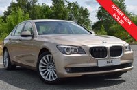 USED 2011 61 BMW 7 SERIES 3.0 730D SE 4d AUTO 242 BHP FULL BMW SERVICE HISTORY! SAT NAV! CREAM LEATHER! DAB!