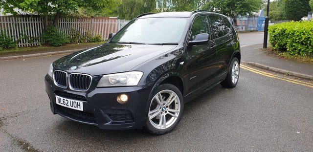 2012 62 BMW X3 2.0 XDRIVE20D M SPORT 5d AUTO 181 BHP