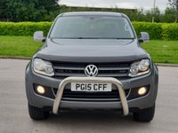 USED 2015 15 VOLKSWAGEN AMAROK 2.0 DC TDI HIGHLINE 4MOTION 1d AUTO 180 BHP SAT NAV+HEATED LEATHER ** NO VAT**