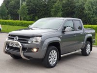 USED 2015 15 VOLKSWAGEN AMAROK 2.0 DC TDI HIGHLINE 4MOTION 1d AUTO 180 BHP SAT NAV+HEATED LEATHER ** NO VAT**