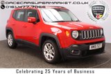 USED 2015 15 JEEP RENEGADE 1.6 M-JET LONGITUDE 5DR SAT NAV 118 BHP FULL SERVICE HISTORY + £30 12 MONTHS ROAD TAX + SATELLITE NAVIGATION + PARKING SENSOR + BLUETOOTH + CRUISE CONTROL + MULTI FUNCTION WHEEL + AIR CONDITIONING + DAB RADIO + ELECTRIC WINDOWS + RADIO/AUX/USB + ELECTRIC MIRRORS + 17 INCH ALLOY WHEELS