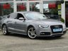 USED 2015 15 AUDI A5 2.0 SPORTBACK TDI S LINE 5d 177 BHP STUNNING, 1 Owner, &pound;30 Road tax, AUDI A5, 2.0 TDI S/LINE, 180 BHP. Finished in SPECIAL EDITION TORNADO GREY PEARL with contrasting Black HEATED LEATHER trim. This A5 is stylish, looks great and feels very well built. It has a plush interior with every extra. Features include, &pound;30 Road tax, Sat Nav, Front and Rear heated seats, DAB radio, B/Tooth, Park Sensors and much more.
